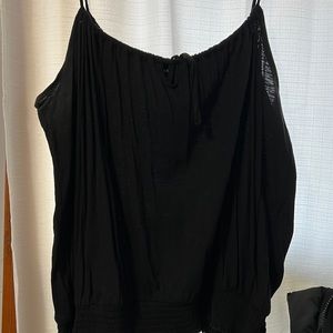 Black smock cami